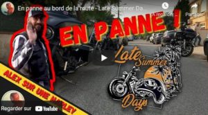 Alex sur une Harley de Lyon à St Cyprien LSD 2021